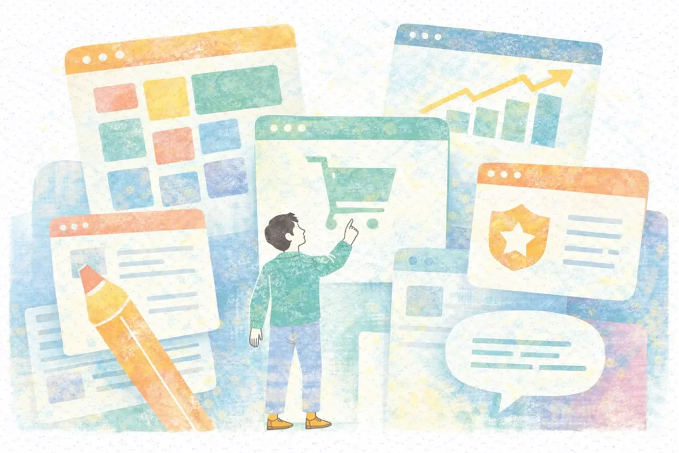 types of website, loại trang web, loại website