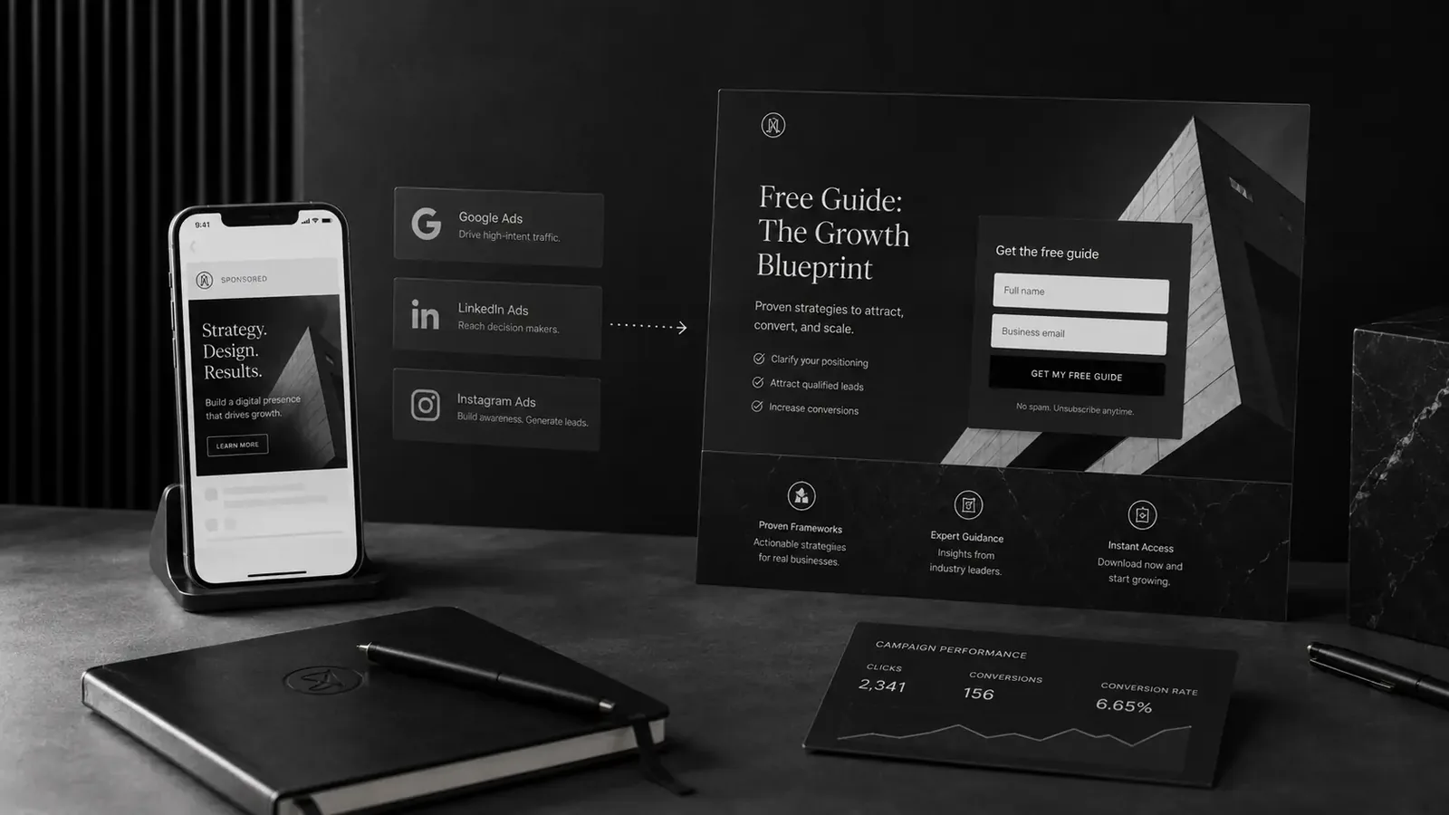 landing page vs website, landing page khác gì website