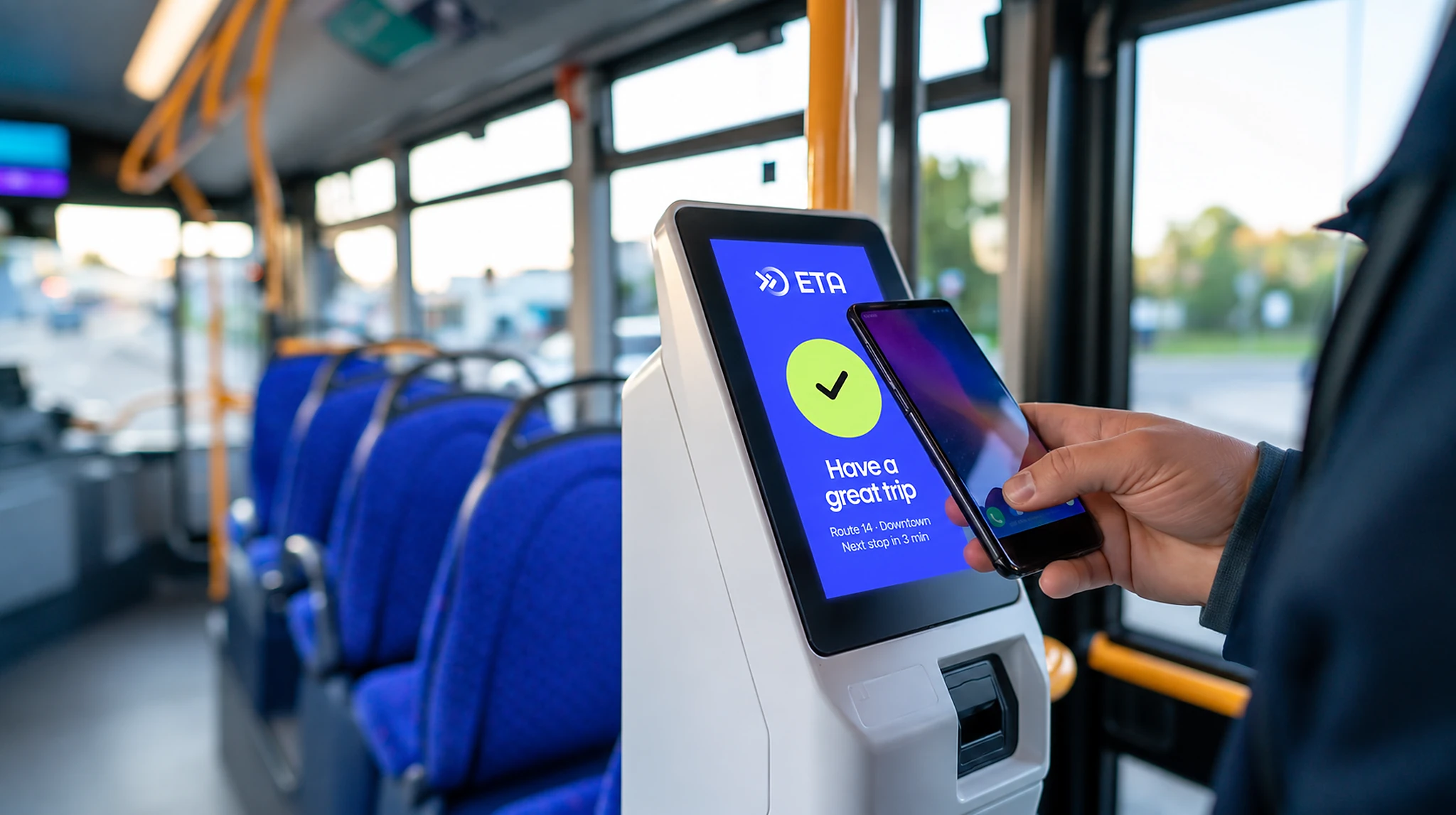 ETA Transit Branding, 13-fare-validator