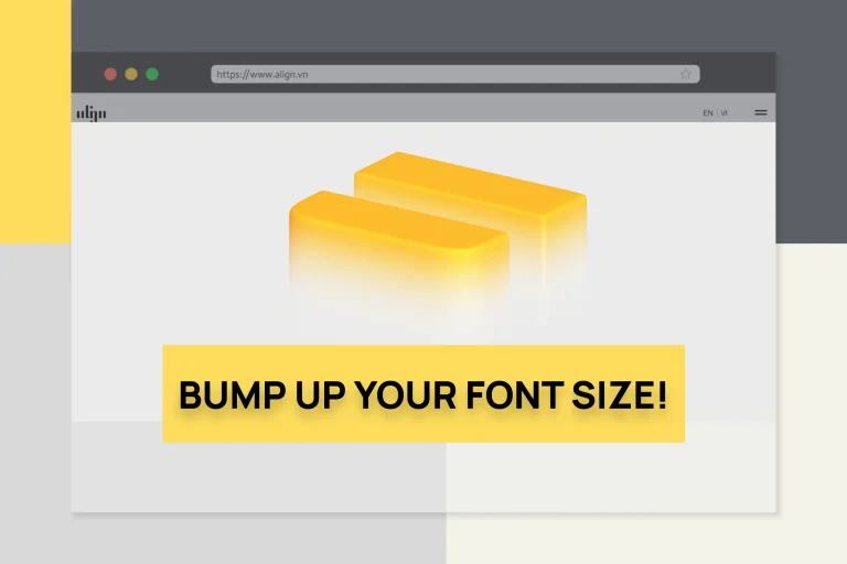 Why Big Font Size Make Better Web Design