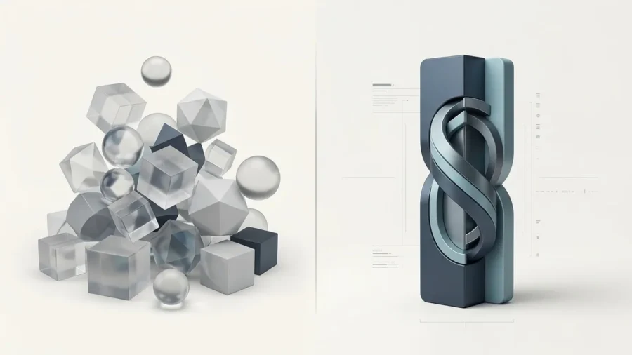 A premium editorial comparison illustrating the value of reliability over speed in AI branding.