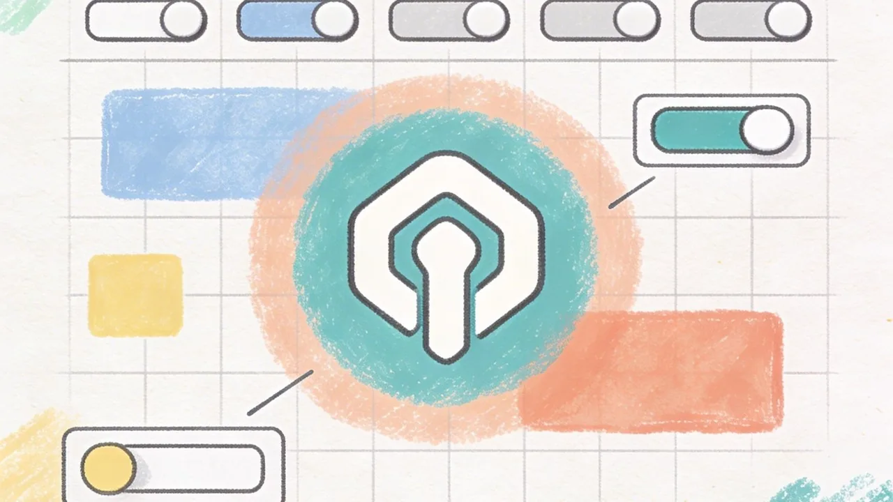 Fixing Your Interface Color System: Beyond Pretty Palettes 1 An abstract UI design layout demonstrating the brand impact of a consistent interface color system.