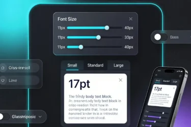 Size chữ cho thiết kế mobile app: Hướng dẫn chuẩn iOS & Android