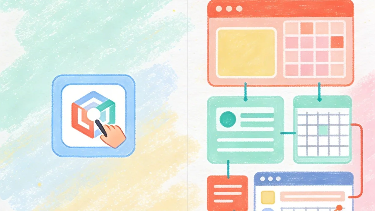 A comparison chart illustration showing the difference between a brand refresh and when to rebrand completely.