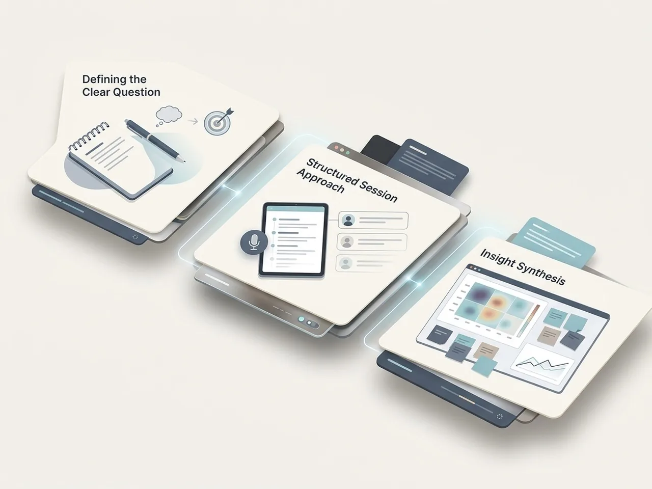 A step-by-step modular framework for a small business in need of ux research.