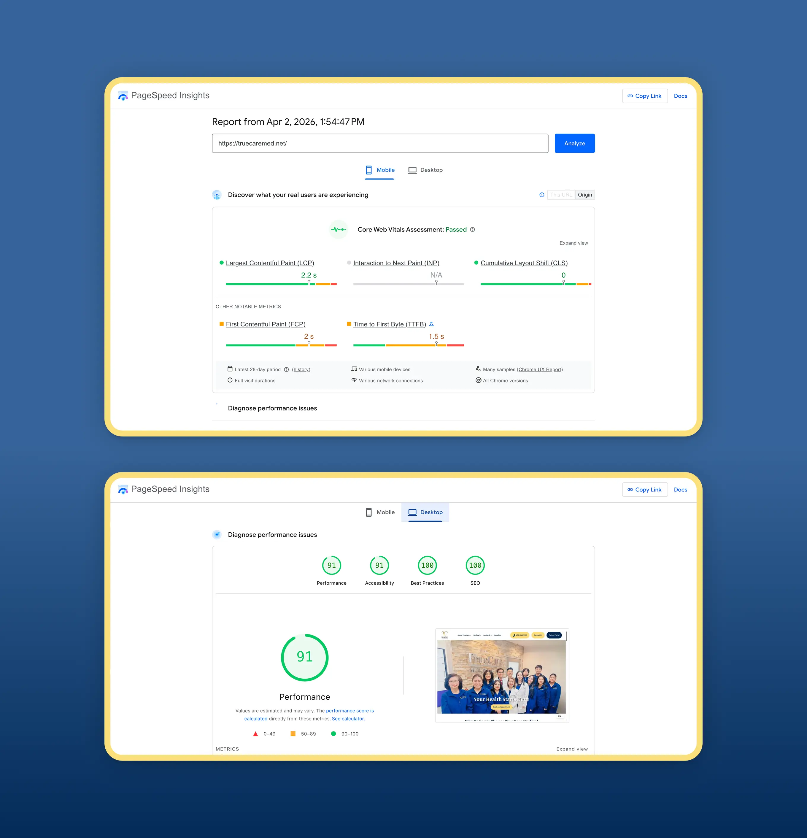 TrueCare SEO Case Study