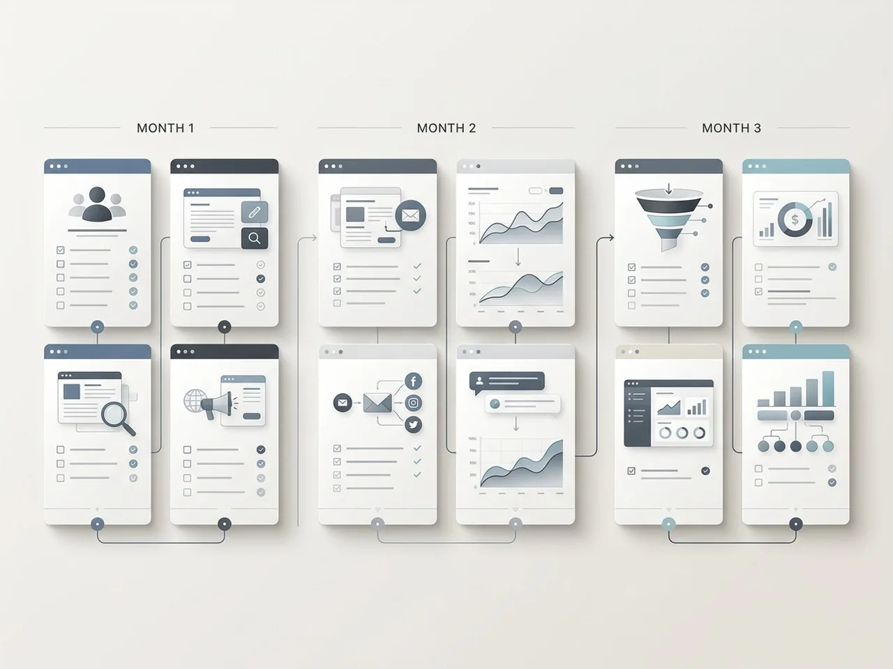 A 90-day strategic roadmap for balancing inbound vs outbound marketing.