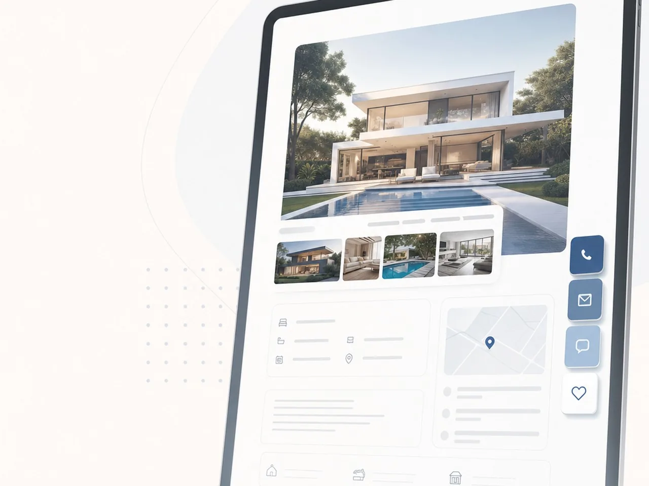 directory website design, web directory design, A high-end listing page layout for effective web directory design.