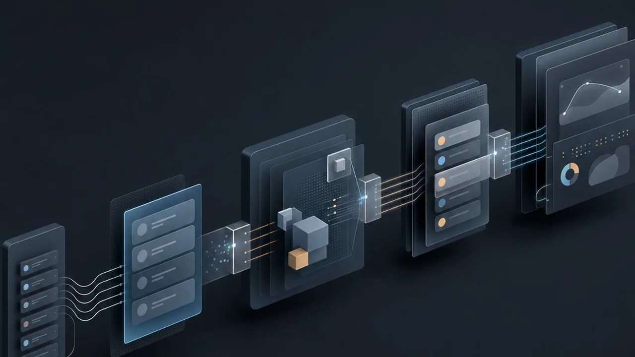 A modular process diagram showing prompt chaining for an ai prompt for expert web design.